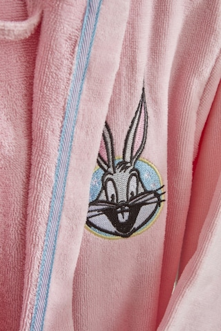 Karaca Home Looney Tunes Bugs Bunny Kapüşonlu Bornoz 4/6 Yaş 203.12.01.0009 Pembe