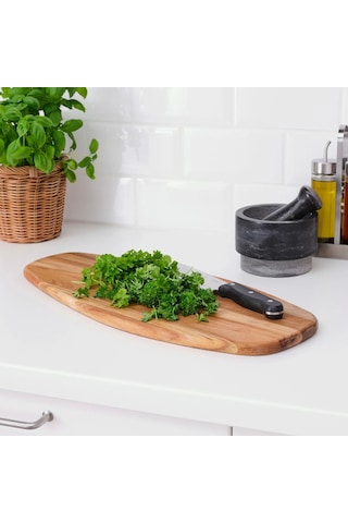 Ikea Fascınera Kesme Tahtası 52 X 22 Cm Kahverengi Koyu Bej