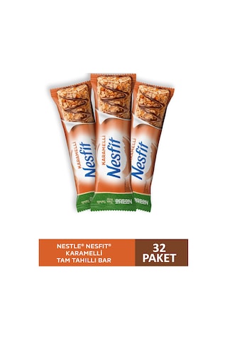 Nestlé Nesfit Karamelli Tam Tahıllı Bar 32 x 23.5 G