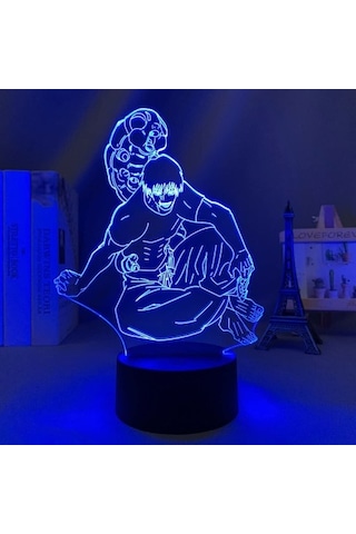 Wealthglow Clyartps - Manga Led Işık Jujutsu Kaisen Toji Fushiguro İçin Axfz1k Siyah