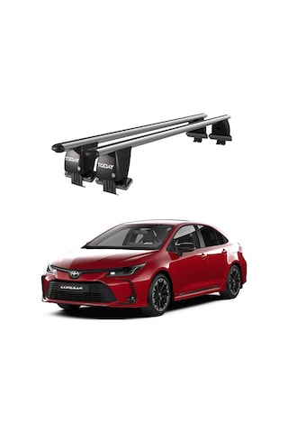 Royal Toyota Corolla 2018 Ve Sonrası Uyumlu Gri Kilitli Ara Atkı Port Bagaj Tavan Barı Royal Toyota Corolla 2018 Ve Sonrası Uyumlu Gri Kilitli Ara Atkı Port Bagaj Tavan Barı