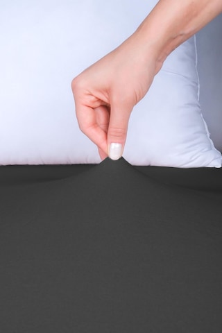Nordqueen %100 Pamuk 160x200 Çift Kişilik Lastikli Çarşaf Antrasi
