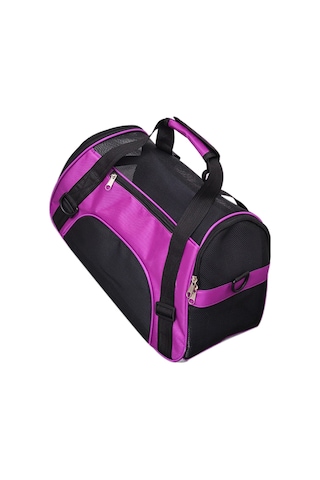 Samdoo Kedi Köpek Taşıma Çantası Mor S:透气 Mesh, Su Geçirmez Oxford Kumaş, Ayarlanabilir Askı Ve El Kemer, Seyahat İçin Uygun