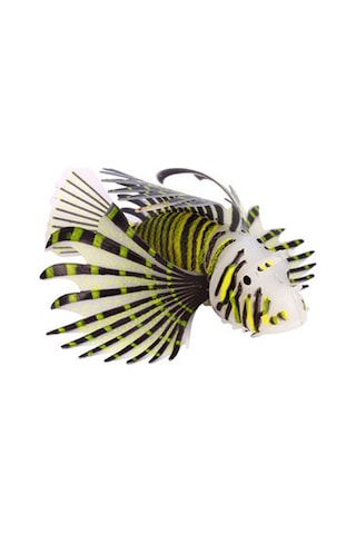 Vkemall Siyah Silikon Akvaryum Dekorasyonu - Nocturnal Yaratık Balık Figürü Bakım Gerektirmeyen