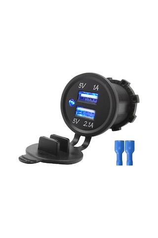 Powermaster Ic-266c 28mm Pano Tipi Usb 8-32v Giriş 5v 1a Ve 5v 2,1a Çıkış