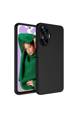 Zore Realme C55 Kılıf Msra Mara Lansman Kapak - Lacivert Lacivert