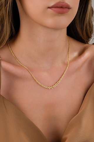 14 Ayar Gemici Kilitli Süzme Halat Altın