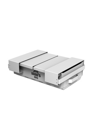 Origami Katlanır Mangal Model 3 / Paslanmaz Çelik / Baba's Bbq Krom