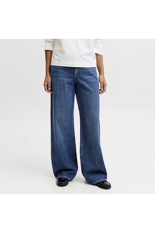Jack & Jones Kadin Loose Fit Düsük Bel Jean - Palermo - 12300596 Mavi