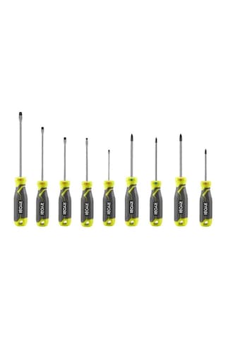 Ryobi Rhsds9pc 9 Parça Manyetik Tornavida Seti 5132006047