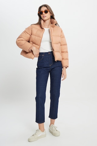 Wrangler Loose Fit Rahat Kesim Pembe Şişme Mont Çok Renkli