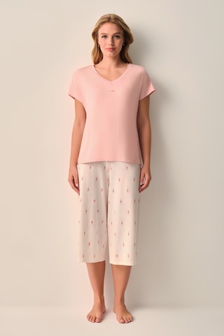 Suwen Maria Kapri Pijama Takımı Sh26610659334 Pembe