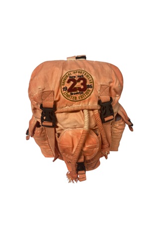 Kaliteli Tek Gözlü Vintage Disayn Unisex Sırt Günlük Okul Gezi Kamp Trekking Çantası Kc Ahtapot Bag Turuncu