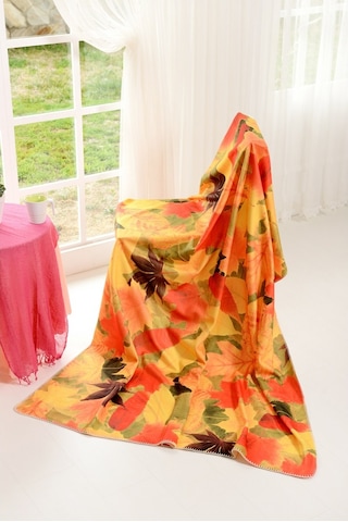 Dijital Baskılı Polar Tv Battaniyesi Sonbahar