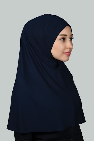 Altobeh Hazır Türban Pratik Eşarp Tesettür Hijab - Namaz Örtüsü Xl Lacivert