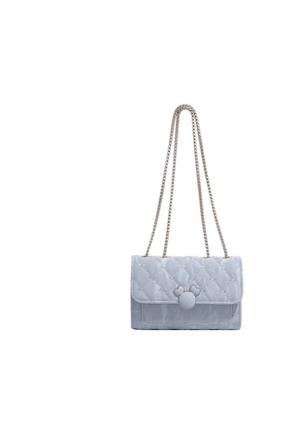 Charhp&kejnt Elmas Zincir Çanta Çok Yönlü Küçük Kare Çanta Şık Omuz Askılı Çanta Mavi