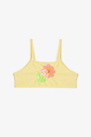 Penti Sarı Kız Çocuk Sequin Halter Bikini Takımı