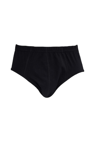 Tudors Erkek 6'lı Paket Lastikli %100 Pamuk Siyah Slip Külot-41732 Siyah
