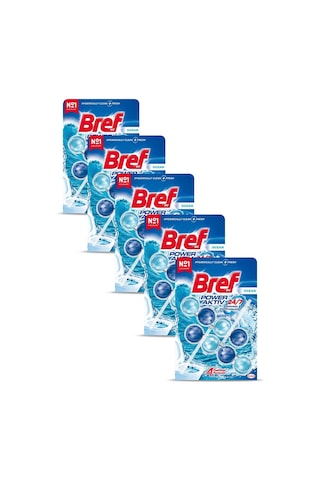 Bref WC Power Aktiv Duopack Katı Tuvalet Bloğu Okyanus 5 x 2'li Paket