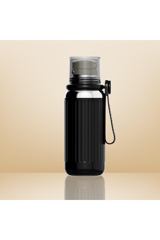 Çift Katmanlı Paslanmaz Çelik Termos 500 Ml Siyah