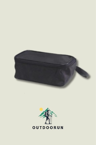 Outdoorun Siyah Asker Tıraş Çantası Siyah