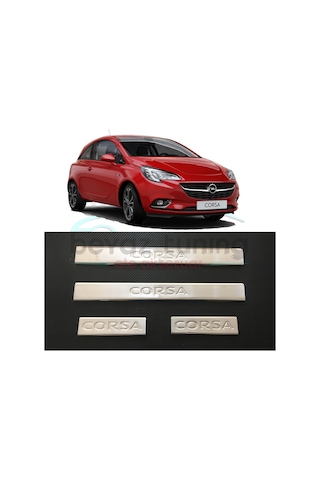 Opel Corsa E Kapı Eşiği Kromu Nikelajı 2015 Sonrası