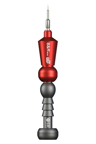 Geeksen Kırmızı Manyetik Tornavida, 0.8mm Beşgen Uç, Saat Ve Telefon Tamiri İçin Tamir Aracı Diğer