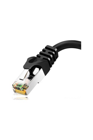 Gajeena Siyah 2m Cat6 Ethernet Kablosu - 1000mbps Hızlı Veri Transferi, Altın Kaplı Rj45, Bilgisayar/router Uyumlu