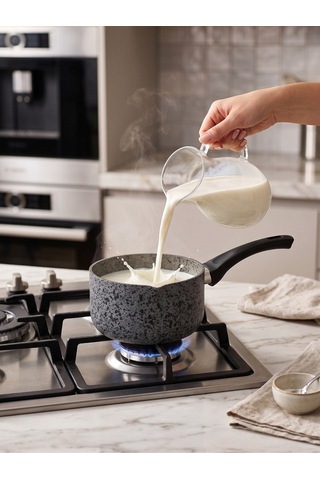 Silver Stone Ultra Güçlü Granit Sütlük Sosluk Gri - Siyah
