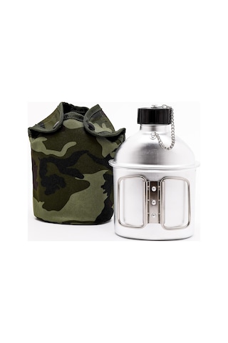 Freecamp Goodman Alüminyum Kupalı Matara 1 Litre-Kamuflaj