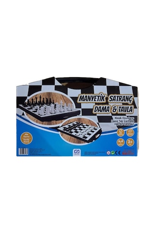 Ca Games Manyetik Satranç&dama&tavla Oyun Seti