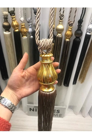 Nivemeshome Krem Saçaklı Tavan Toplama Braçol Krem