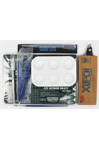 Hobbytime Ht061 Maket İçin El Aletleri Seti, 8 Parça