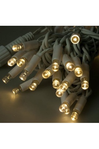 Sekizgen Led 10 Metre Eklenebilir İp Led Dış Mekan Yılbaşı Süs Ve Aydınlatması Beyaz Kablo Günışığı Gün Işığı