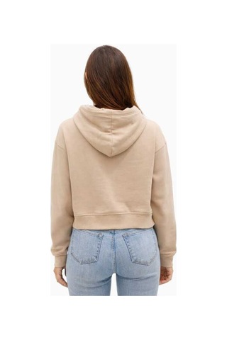 Bebuy Kapşonlu Sweatshirt Bej