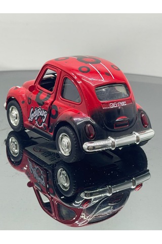 Metal 8 Cm Eski Classik Model Oyuncak Araba - Kırmızı
