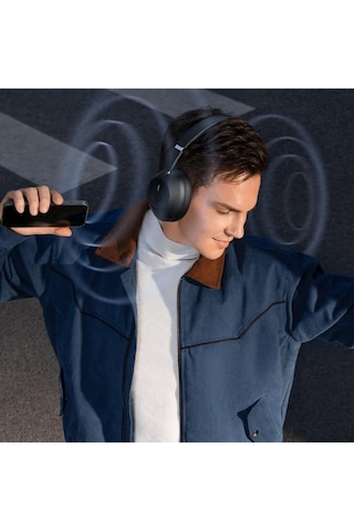 Baseus Bass 30 Max Kablosuz Kulaklık Bluetooth 5.3 40mm Bas Güçlendirici Diyafram 50 H Kulaklık Üzerinden Ultra Düşük Gecikme Kulaklık