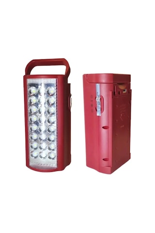 Jasper Astra Silver 24 Ledli Kırmızı Işıldak