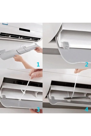 Techtic Evrensel Rüzgar Deflektörü Klima Hava Yönlendirici