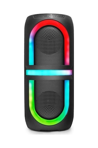 Kimiso QS3636 Rgb Led Fm Radyo 2x5 W 2x4" Bluetooth Hoparlör