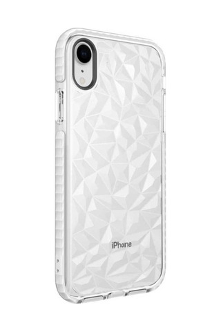 Apple Uyumlu iPhone Xr 6.1 Kılıf Zore Buzz Kapak Beyaz