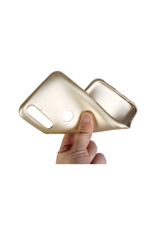 Kilifone - Realme C3 Uyumlu - Kılıf Mat Soft Premier Silikon Kapak - Kırmızı