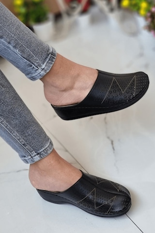 Neon Shoes Lisa Kadın Sabo Medikal Doktor Hemşire Hastane Tam Ortopedik Önü Kapalı Ev Dışarı Terlik 001
