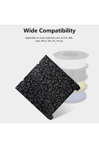 Geeroyoo Ender-3 S1 Ve Pro İçin 235x235mm Peı Ve Peo Kaplı 3d Yazıcı Yapı Plakası, Manyetiksiz Seçenek