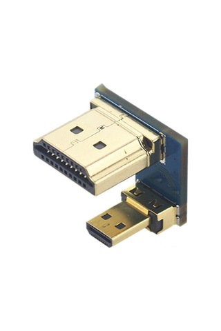 Xindoker Raspberry Pi 4b/3/2/1 İçin Hdmı Erkekden Mikro Hdmı Erkek Adaptörü - Ekran Bağlantısı, Kaliteli Malzeme, Plug & Play