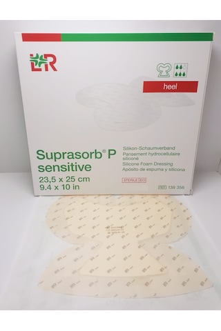 LR Suprasorb P Sensitive Silikon Köpük Örtü 23.5 x 25 CM