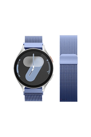 Samsung Galaxy Watch 4 5 6 7 Seri 40 42 43 44 46 47mm Uyumlu Manyetik Milanese Loop Metal Kordon