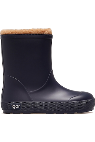 Igor İgor Yogi Borreguito Unisex Çocuk Kürklü Su Geçirmez Çizme 25k W10306 Lacivert Lacivert