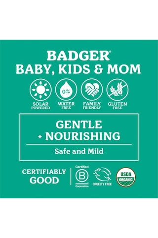 Badger Karın Bölgesi Nemlendirici Krem 56 G + Sirenol Organik Göğüs Ucu Kremi 15 ML
