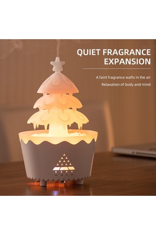 Çeşithane 250ml Usb Aroma Difüzör Ultrasonik Hava Nemlendirici Led Işıklı
